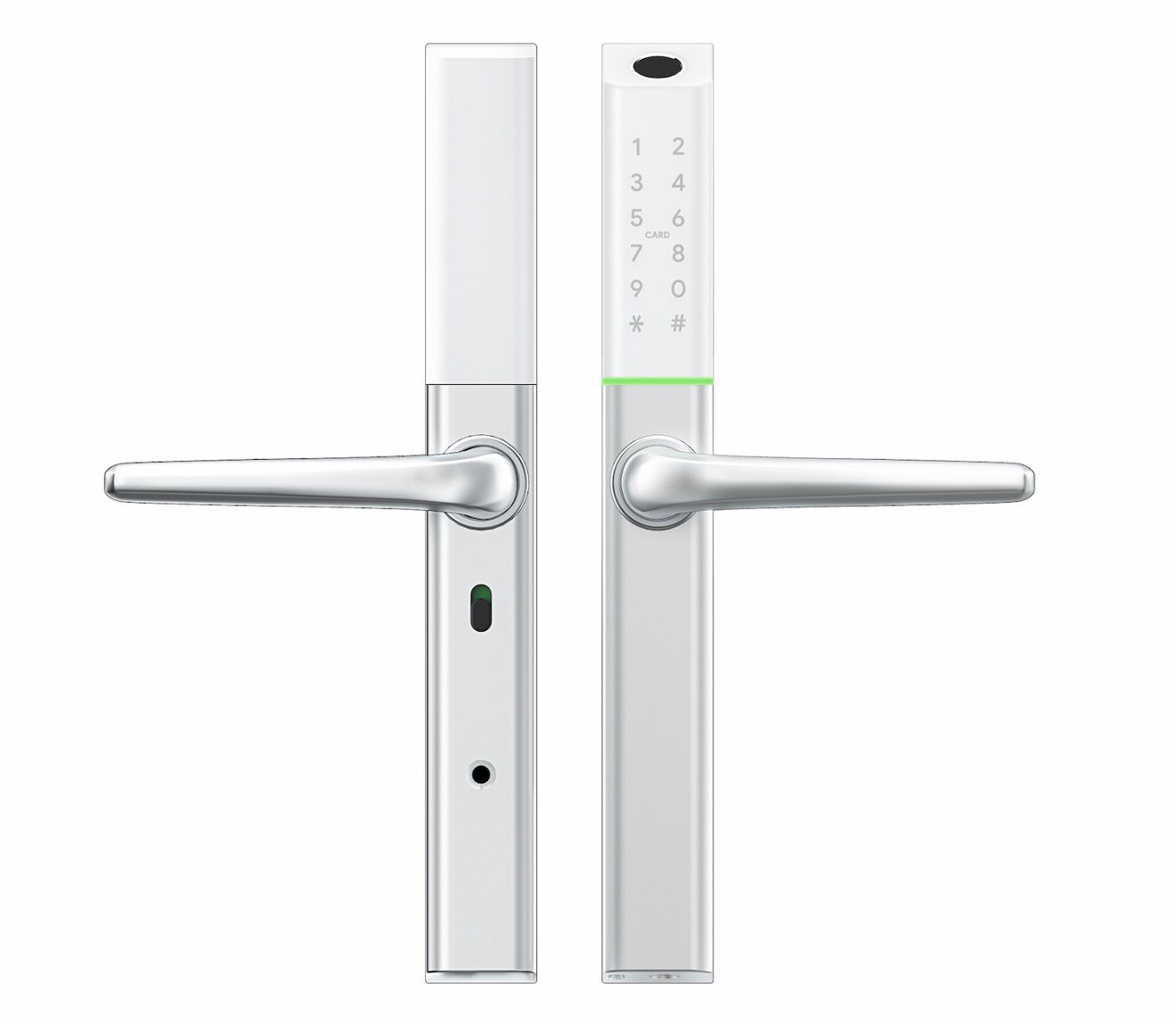 L02 Serrure Numérique Blanc/Gris